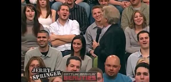  What is the name of the blonde Jerry springer